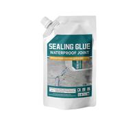 Mimoqk Concrete Crack Filler, 500ml Waterproof Repair Sealant, Quick-Drying Strong Adhesive, Leak Solution, for Home Garage, Kitchen, Corners, Basement Floors More