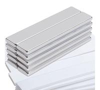 MIN CI 60x10x3mm Aimant Neodyme Puissant, 10 Pièces Aimants Rectangulaire Décoratifs Magnet Autocollant Magnets pour Frigo Tableau Blanc Bureaux