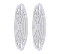 MINAOLULUS 2 Pièces Moustiquaire en Plastique Beige pour Tuyau de Climatisation Portable, Installation Facile pour Camping et Maintien D'un Confortable
