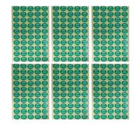 MINAOLULUS 20 Pièces Pastilles Autocollantes Rondes Vertes en Papier, Adhésives et Décoratives, pour Scrapbooking et Marquage D'étiquettes Couleur Aléatoire