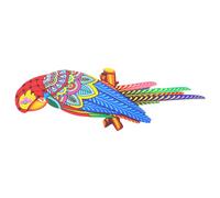 MINAOLULUS Applique Murale Toucan en Fer Forgé 3d, Décoration Murale Oiseau Métallique Extérieure et Intérieure, Ornement Suspendu Rouge, Design Artistique pour Salon Jardin Bureau