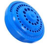 MINAOLULUS Boîte de Rangement Base Plate pour Embouts de Meulage 100 Trous et Solide en Plastique Bleu pour Organiser Forets D'ongles Efficacement