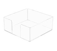 MINAOLULUS Boîte Distributrice de Mouchoirs en Papier en Acrylique Transparent Ronde, Design Simple et Moderne, Décoration de Table Pratique pour Restaurant et Banquet
