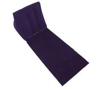 MINAOLULUS Coussin PVC en Floqué Pourpre Triangulaire Gonflable | Structure Pliable, Usage Extérieur, Support pour Tête, Dos et Poitrine, Léger à Transporter