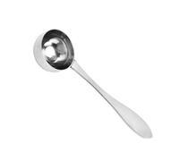 MINAOLULUS Cuillère Doseuse Facile à Nettoyer Argentée en Acier Inoxydable sans Bord Style Classique, pour Mesurer Farine et Crèmes Cuisine