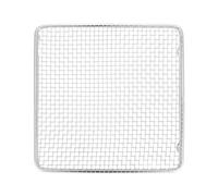 MINAOLULUS Grille de Barbecue en Acier Inoxydable avec Pieds, Maille Résistante Haute Température pour Cuisson de Viandes et Légumes en Extérieur sur Brasier
