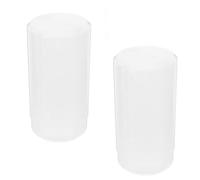 MINAOLULUS Lot de 2 Organiseurs de Maquillage de Bureau avec Couvercle, Porte-pinceaux Ajustable en Plastique Résistant, Range-cosmétiques Polyvalent pour Trousse Pinceau et Accessoires
