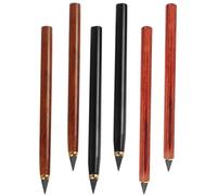 MINAOLULUS Lot de 6 Crayons de Bois sans Encre Ergonomiques en Bois et Graphite pour Dessin et Écriture sans Taille, pour Étudiants et Peintres