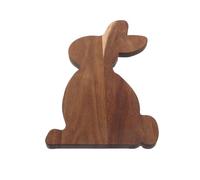MINAOLULUS Planche à Découper en Bois Forme Lapin Marron Légère et Décorative pour Service de Fruits et Apéritifs Lors de Réunions en Extérieur et Pendaison de Crémaillère