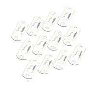 MINAOLULUS Plaque de Réparation Plate en Fer Argenté 20pcs pour Renforcer Meubles et Réparer Coins, Fixation Solide pour Projet de Réparation Domestique