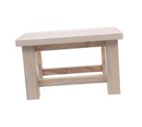 MINAOLULUS Tabouret en Bois Massif Multifonction 30cm Petit Siège Stable Bords Arrondis pour Garçons, Filles et Adultes Marchepieds Léger pour Maison, Chambre et Salle de Bain