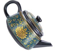 MINAOLULUS Théière Traditionnelle en Céramique Rétro 250ml Design Délicat et Surface Brillante, comme Présent pour Pendaison de Crémaillère ou Anniversaire