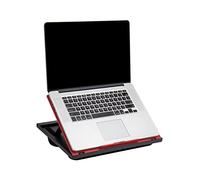 Mind Reader Anchor Collection Bureau Portable réglable 8 Positions avec Coussins intégrés Rouge