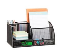 Mind Reader Bureau, maille métallique, 27,9 x 14 x 12,7 cm (L x l x H), noir