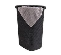 Mind Reader Panier à linge Noir 60 l