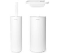 MindSet accessoires de toilette, set de 3, blanc frais minéral