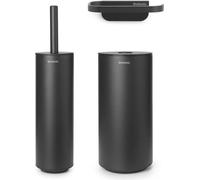 MindSet accessoires de toilette, set de 3, gris foncé minéral