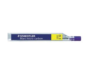 Mine graphite staedtler mars micro 0.3mm hb carbon papier standard dessin tous portemines étui 12 unités