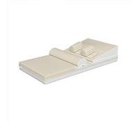 MINEA - Kit complet MINEA Bébé 60x120 cm - Matelas Mousse HD + Accessoires Blanc G