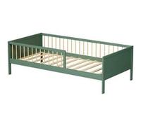 MINEA - Lit avec barrière PEPITO 90x190 cm (matelas non inclus) Vert G