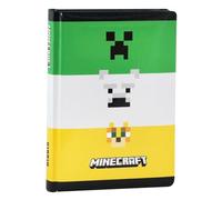 MINECRAFT - Agenda scolaire officielle Minecraft, Agenda 12 mois pour enfants et adolescents, avec couverture rembourrée, 320 pages colorées, idéal pour l'école primaire et secondaire, 13 x 17,8 cm