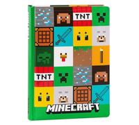 Minecraft Minecraft Agenda scolaire officiel 12 mois pour enfants et adolescents, avec couverture rembourrée, 320 pages colorées, idéal pour l'école primaire et secondaire, 13 x 17,8 cm