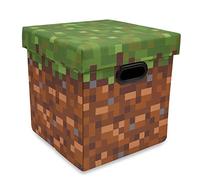 Minecraft Bac de rangement en tissu avec couvercle - 33 cm