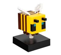 Minecraft Bee Icon Light - 11cm Light-Up Figure for Bedroom or Gaming Space - Soft Glow Battery Lamp - Paladone