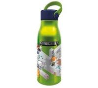 Stor Minecraft Bouteille d'eau en aluminium pour enfants avec poignée sur bouchon 750 ml
