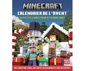 Minecraft : Calendrier de l'avent 24 petits livres pour attendre Noël - Collectif - Gallimard jeunesse - Boîte ou accessoire - Calendrier