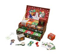 Boîte à souvenirs Minecraft Calendrier de l'Avent, 24 jours avec des cadeaux Minecraft & surprises de papeterie, décompte jusqu'à Noël, cadeau officiel sous licence pour les joueurs | Paladone