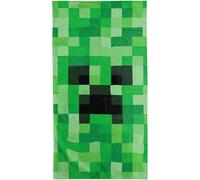 Minecraft Creeper Serviette de bain, 75 x 150 cm, 100 % coton, qualité velours, drap de plage, serviette de bain, serviette de sauna, serviette de bain, serviette de sauna, motif de squelette Enderman