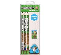 Minecraft Ensemble de papeterie avec stylo sous licence officielle Motif poulet