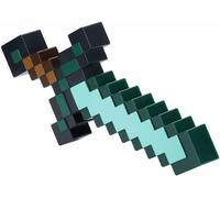 MINECRAFT Épée en Diamant Lumineuse - sous Licence Officielle - 40 cm - 3 Modes de Lumière - Alimentée par USB-C ou Piles