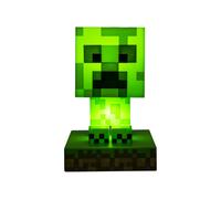 Paladone Lampe 3D Minecraft Creeper Icon – Officielle, Lampe de nuit 12 cm, sur piles
