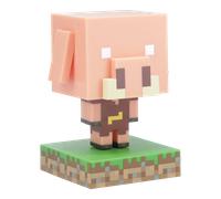 Paladone Minecraft Piglin Mini lampe LED sous licence officielle pour chambre d'enfant, salle de jeux et décoration d'intérieur, alimentée par piles