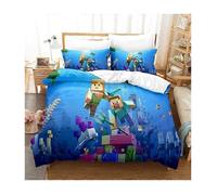 Minecraft My World Imprimé en 3D Housse de couette Ensemble Literie 140 * 210 140*200cm