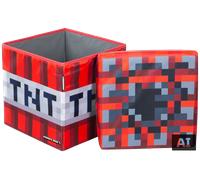 MINECRAFT Pouf coffre de rangement