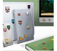 Minecraft - Autocollants sous Licence Officielle Puffy Gadget pour Ordinateur Portable et étui de téléphone pour garçons et Filles, Creeper, Steve, TNT Gamer, décalcomanies Overworld pour Tous Les