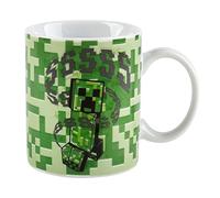 Minecraft Tasse en céramique | Boissons chaudes et froides | Maison ou bureau | Cadeau pour adultes et enfants | Creeper SSS 312 ml