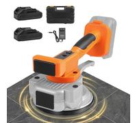 MINENICE Ventouse Vibrante Carrelage, Ventouse de 145mm, Vibreur Carrelage avec 2x2000mAh Batteries, 9 Vitesses Réglable pour Carreaux De Sol Et Carreaux De Mur de 0.3 à 2.4m