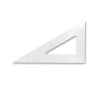 MINERVA Equerre 60° Bord Antitache 40cm Transparent