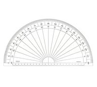 MINERVA Rapporteur 180° en Degré 30cm Transparent