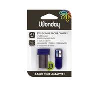 Wonday – Étui de 12 mines pour compas 2 mm avec taille-mines