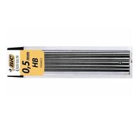 Mines pour porte-mines - BIC - Critérium - 0,5 mm - HB - 12