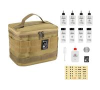 Mingchengheng Sac de kit d’épices de | Coffret d’assaisonnement | Bouteilles d'épices 14 pièces, Organisateur d'épices, conteneurs avec Sac de Rangement