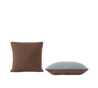 Mingle Coussin 45x45 Cuivre Brun/Bleu Clair