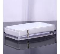 mingzhe Ensemble D'accessoires de Salle de Bain en Acrylique, avec Porte-Brosse à Dents, Porte-Savon, Gobelets Gargarisme pour Décoration Salle Bain, 5 Pièces