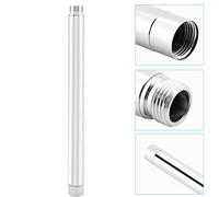 mingzhe Extension de Bras de Douche en Acier Inoxydable 6 Pouces, Tube D'extension chromé G1/2 pour Pomme Douche avec Installation Facile, Fixation en Position Basse (4 Pouces)