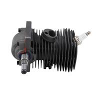 mingzhe Kit de à Piston Cylindre de 38 Mm, Moteur avec Roulements, Joints D'huile, Bougie D'allumage pour Tronçonneuse MS180 018